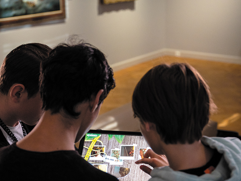 Interactieve game in Het Noordbrabants Museum
